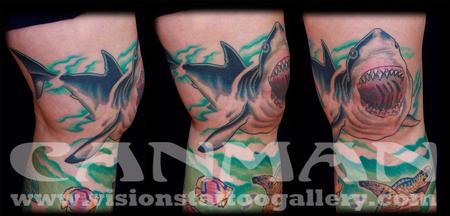 Tattoos - shark tattoo - 73296